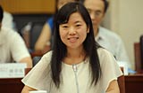 共產黨員微信、易信受眾代表喬薇發(fā)言