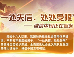圖解：“一處失信、處處受限”——誠信中國正在崛起