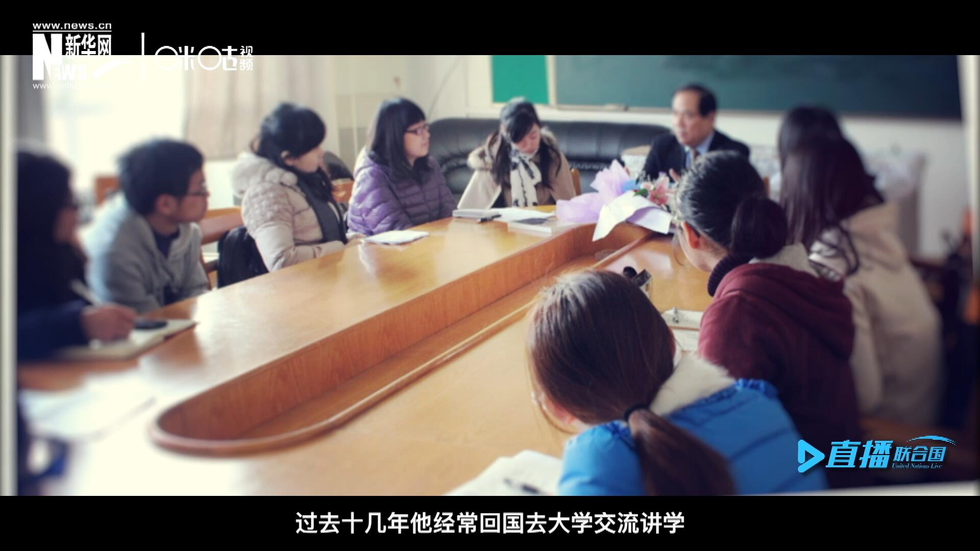 過去十幾年陳峰經(jīng)?；貒?guó)去大學(xué)交流講學(xué)，給年輕人分享他學(xué)習(xí)、工作和生活的故事。