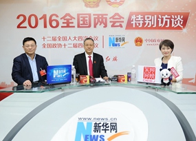 胡云騰、王建業(yè)做客新華網(wǎng)