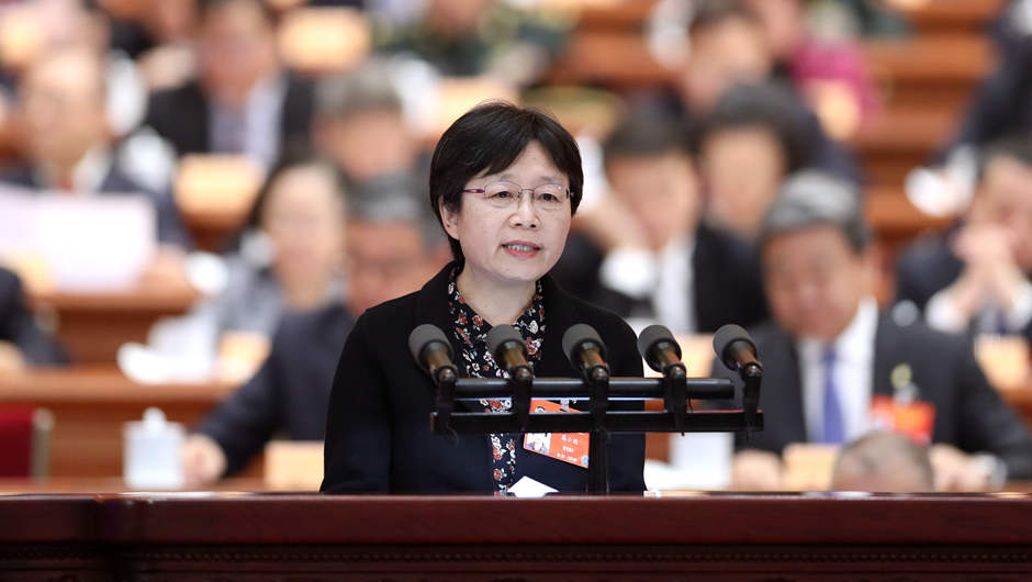 民革中央副主席、上海市委會主委，上海市人大常委會副主任 高小玫