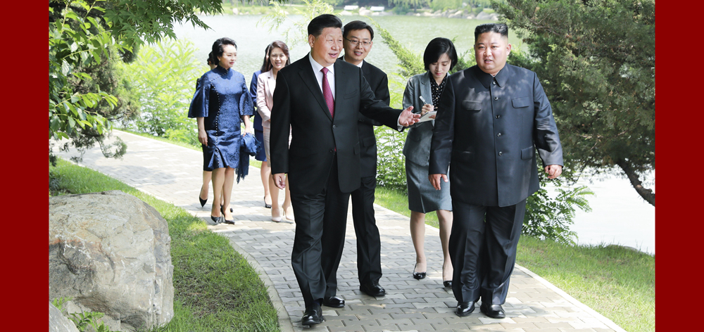 習(xí)近平會(huì)見朝鮮勞動(dòng)黨委員長(zhǎng)、國(guó)務(wù)委員會(huì)委員長(zhǎng)金正恩
