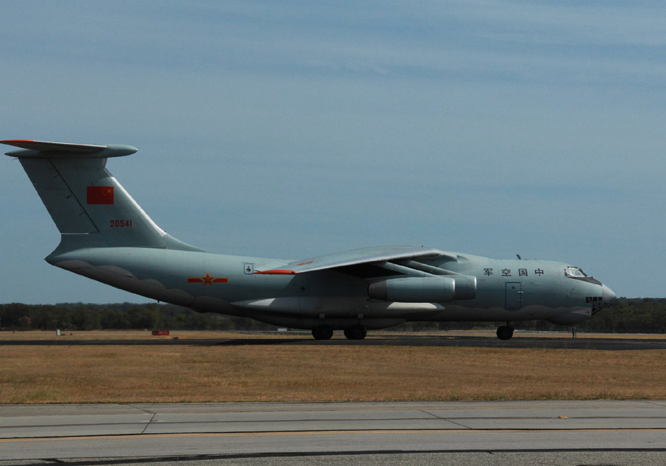 中國空軍飛機抵達(dá)珀斯